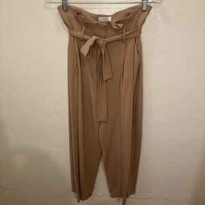 Babaton Tan Belted Pants